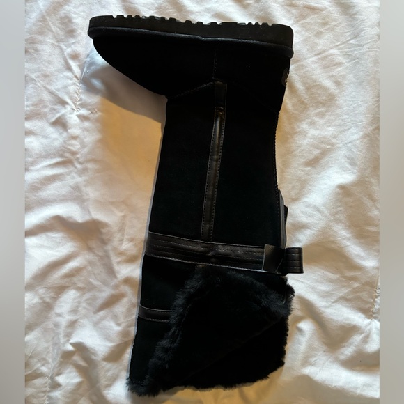 UGG Genevieve over the knee bow boots black. Size 6. New - Picture 5 of 15